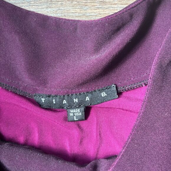 Tiana b purple gradient sleeveless dress size large y2k - Picture 4 of 5